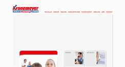 Desktop Screenshot of kronemeyer.de