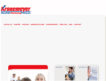 Tablet Screenshot of kronemeyer.de